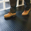 Heavy Duty Non-Slip Rubber Flooring Mat – R11 Rated Outdoor & Indoor Use - Cut to Length