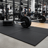 MatPro Jet Black Rubber Gym Matting Weight Room Deadlift Platform Professional Training Area