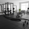 ProMat 20mm Rubber Gym Tiles in CrossFit box with functional fitness equipment