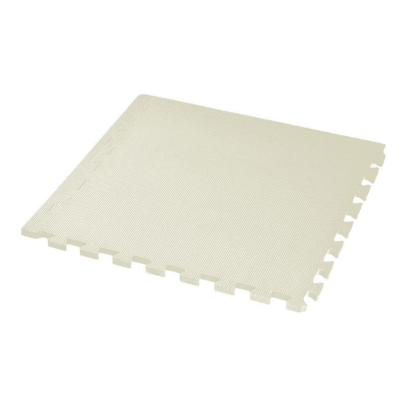 Premium Cream EVA Foam Interlocking Floor Tiles 50cm x 50cm 14mm - Product Shot