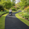Rubber Grass Mat Roll wheelchair accessible pathway