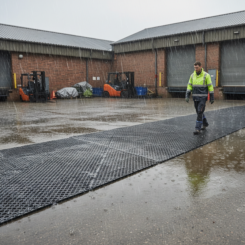 Weather Resistant - Outdoor Rubber Sheet Application