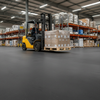 Load Bearing Test - Forklift on Rubber Sheet Flooring