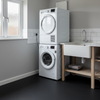 Rubber Sheet Flooring in Utility Room Under Washing Machine - Protective Floor Covering UK
