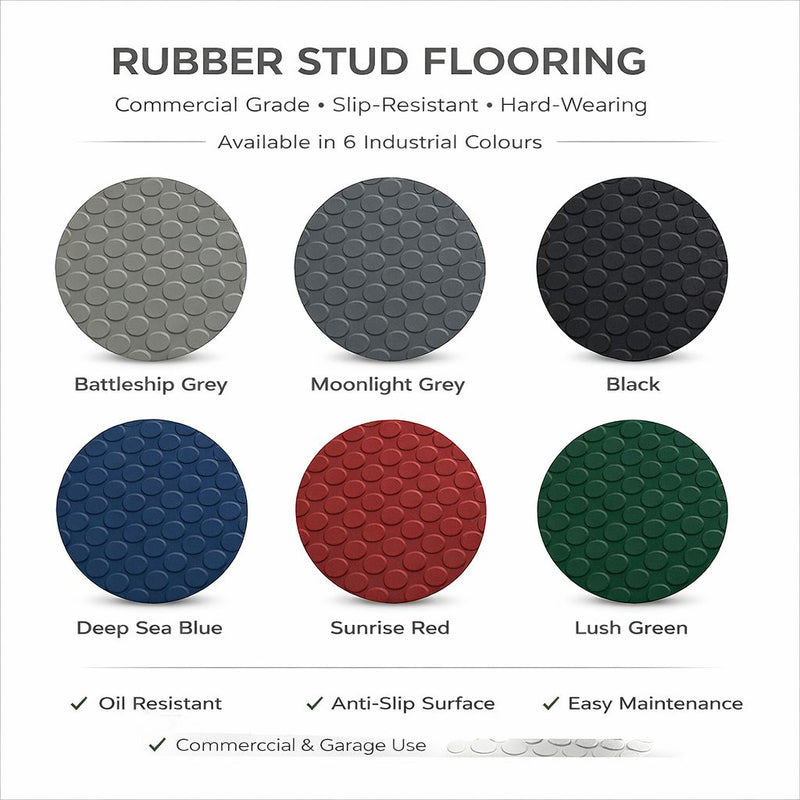 Salon Rubber Flooring Hair & Beauty Studio Mat - image 14 of 20