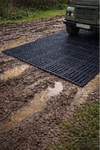 Temporary Ground Protection Rubber Grass Mat — Interlocking Mats for Short-Term Site Access — 15mm