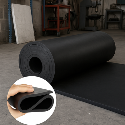 Heavy Duty Black Rubber Sheet – Industrial Grade | Durable, Oil & Weather Resistant | Sealing, Gaskets, Flooring & Protection