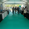 Forest Green EVA Foam Tiles at Outdoor Exhibition Event