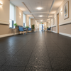SafeStep Senior Care Fall Impact Reduction Rubber Safety Flooring 43mm - Black 1m x 1m