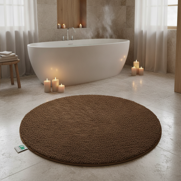 Sky Soft Extra Fluffy Bath Mat – Non-Slip Quick-Drying Bathr - Spa Bathroom Setting