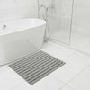 Non-Slip Antibacterial Bath Mat 43×150cm Grey – PVC Loop Safety Mat for Wet Areas