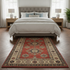 Anti-Creep Rug Gripper Underlay - Uk Bedroom Setting