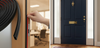 D-Shape Rubber Door Seal Strip Self-Adhesive - Uk Front Door Setting
