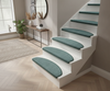 Self-Adhesive Stair Tread Mat – Non-Slip Stair Carpet Cover - Uk Hallway Setting