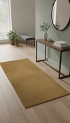 Premium Woven Cotton Carpet Runner 80×250cm Beige – Fluffy N - Uk Hallway Setting