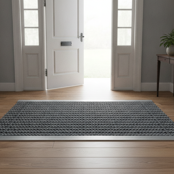 High-Performance Scraper Brush Entrance Mat – Non-Slip Indoor & Outdoor Heavy Duty - Uk Home Hallway Setting