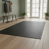 Chequerplate Rubber Runner Mat 3mm – Non-Slip Diamond Plate - Uk Home Hallway Setting