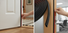 D-Shape Rubber Door Seal Strip Self-Adhesive - Uk Home Setting Setting