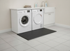 Anti-Vibration Mat 60×60cm 5mm – Pack of 4, Cut-to-Size Rubber Appliance Underlay - Uk Laundry Room Setting