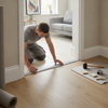 PVC Self-Adhesive Floor Transition Strip - Uk Living Room Install Setting