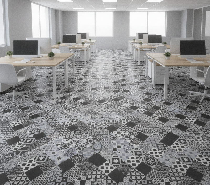 Luxury Vinyl Flooring Sold by the Metre – Wood, Tile & Stone - Uk Office Setting