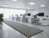 Cable Cover Safety Mat with Warning Border – Non-Slip Office & Warehouse Cable Management Mat