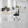Scratch-Resistant Floor Protection Mat Milk White – Non-Slip Office Chair Underlay