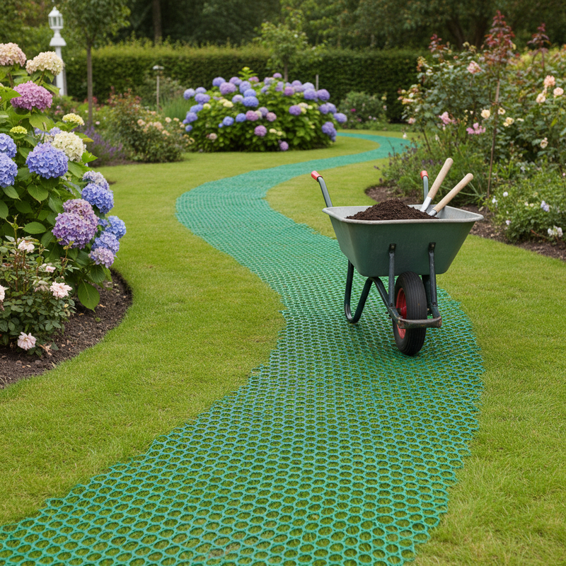 Grass Protection Mesh UK | Heavy Duty Ground Reinforcement | 2m x 30m | Free Delivery