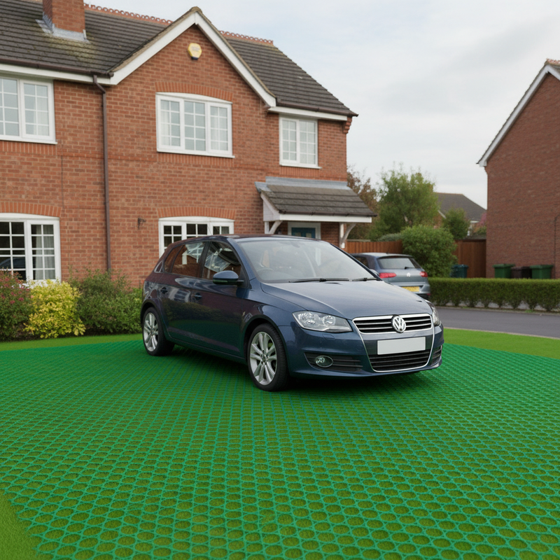 Grass Protection Mesh UK | Heavy Duty Ground Reinforcement | 2m x 30m | Free Delivery