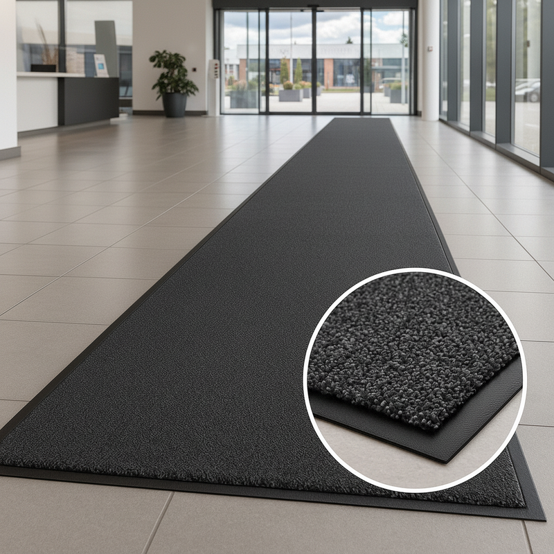Heavy Duty Barrier Runner Mat UK Commercial Entrance Matting Non-Slip Free Deliv - entrance mat UK - product hero shot showing full dimensions