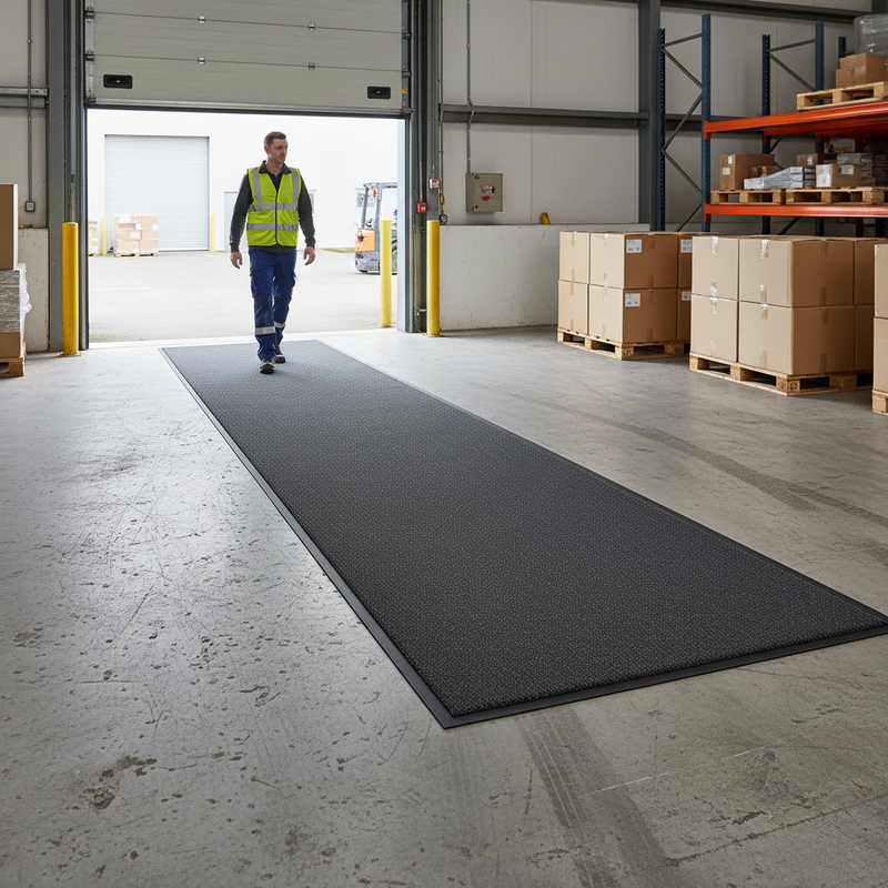 Heavy Duty Barrier Runner Mat - Commercial Entrance Matting - Non-Slip - - Installation Guide