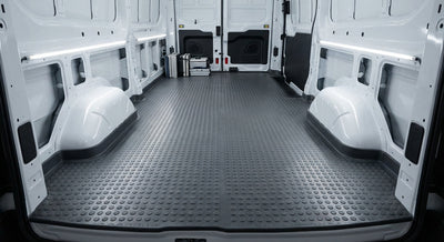 Van Rubber Flooring UK | Van Rubber Matting | R11 Anti-Slip Penny Dot | Transit, Sprinter & HGV