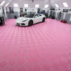 Pink vented garage floor tiles UK