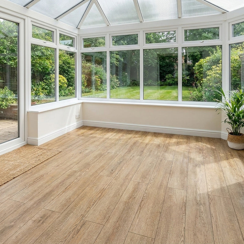 Beige Wood self-adhesive vinyl floor planks | Wood Effect | Free UK Delivery