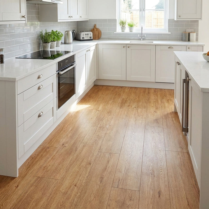 Honey Oak Timber self-adhesive vinyl floor planks | Wood Effect | Free UK Delivery