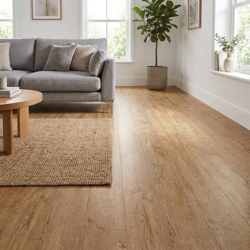 Lactik-White self-adhesive vinyl floor planks | Wood Effect | Free UK Delivery