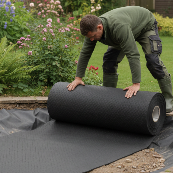 Waterproof Rubber Sheet as Garden Pond Liner - Heavy Duty SBR UK