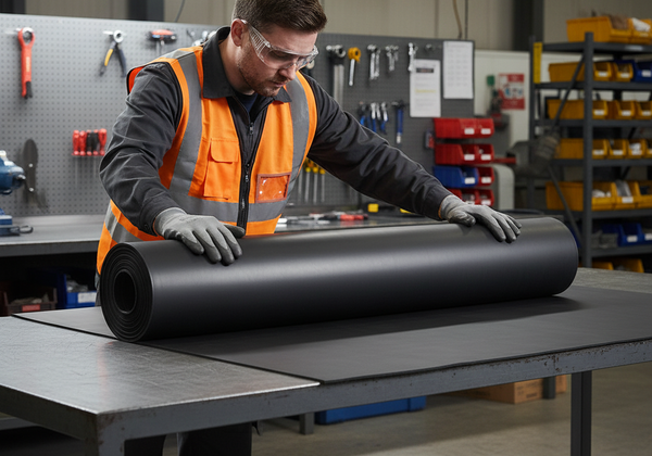Workshop Rubber Flooring UK | Floor Mats, Rolls & Workbench Protection | Free Delivery - Rubber Matting Direct UK