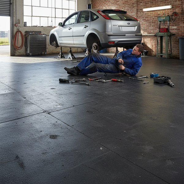 Workshop Rubber Matting - Premium SBR Rubber Sheet