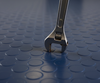 Workshop Rubber Flooring Studded Pattern Close-Up - Tool Drop Protection