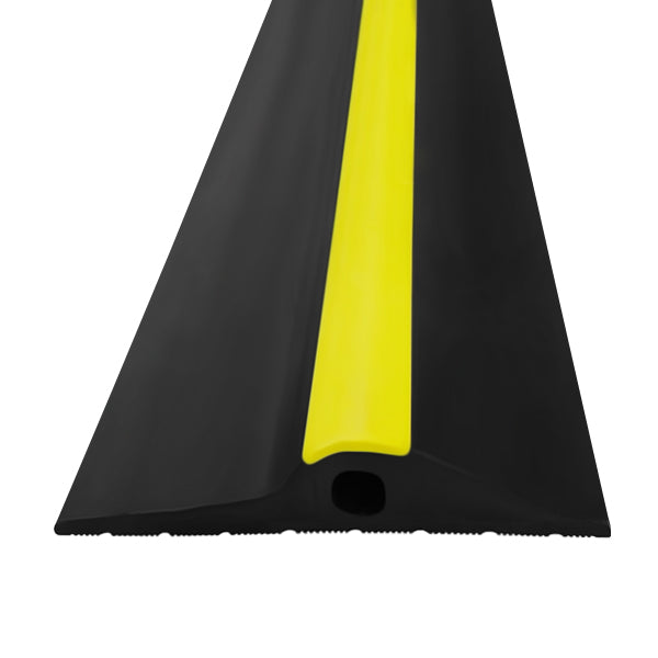 Black/Yellow Rubber Garage Threshold Seal Keep Your Garage Clean & Dry