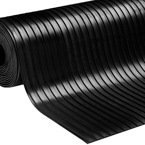 Industrial-Grade Broad Ribbed Outdoor Rubber Matting – Durable, Slip-Resistant & Weatherproof - Image 2 - Rubber Matting Direct UK