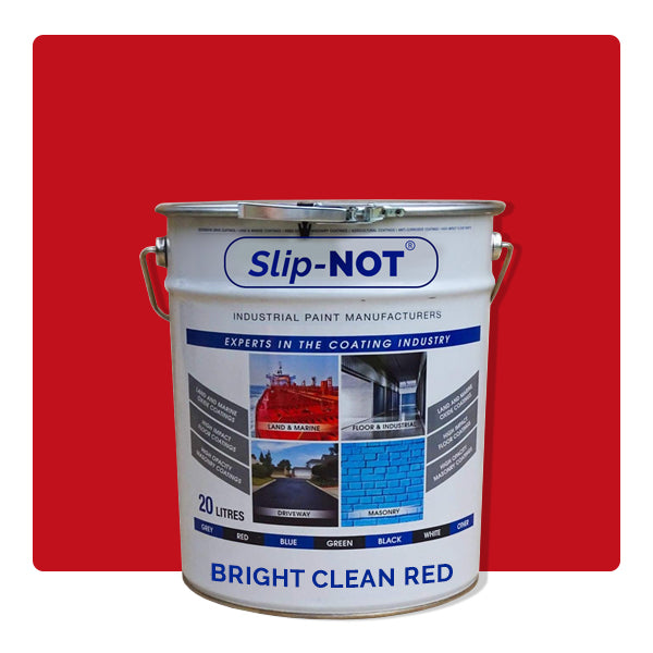 20 Liters Commercial Supercoat Industrial Bright Clean Red Floor Paint