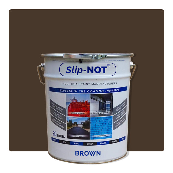20 Liters Commercial Supercoat Industrial Brown Floor Paint