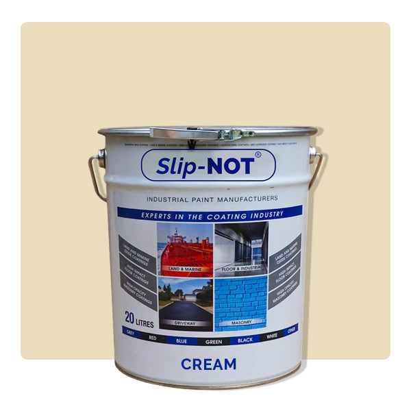 20 Liters Commercial Supercoat Industrial Cream Floor Paint