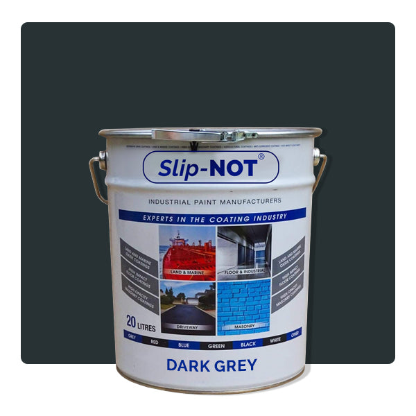Dark Slate Gray Supercoat Industrial Garage Floor Paint 20 Liters For Factory Showroom And Warehouses 