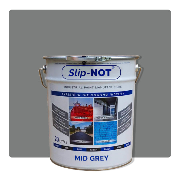 Slate Gray Supercoat Industrial Garage Floor Paint 20 Liters For Factory Showroom And Warehouses 
