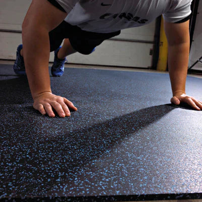 10 Metre Rubber Gym Flooring Roll, Home Gym Matting, CrossFit Rubber Mat