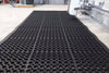 Rubber Workshop Safety Mats With Drainage Holes E