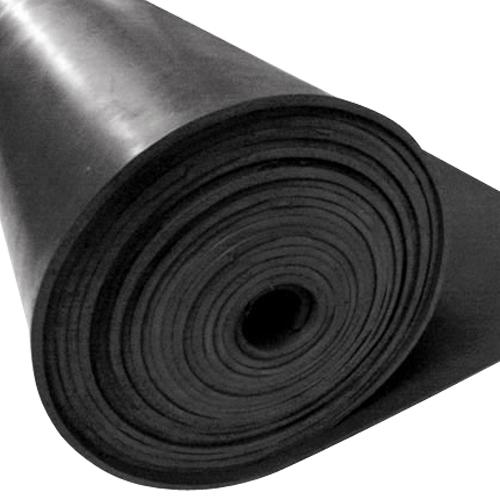 Heavy Duty Black Gym Flooring Rolls for Fitness Facilities